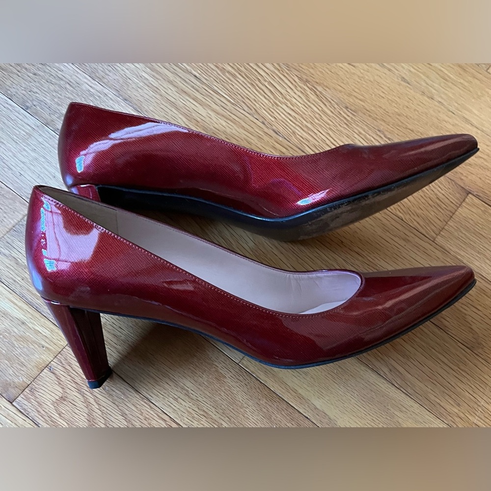Ruby Red Stuart Weitzman Heels - image 1